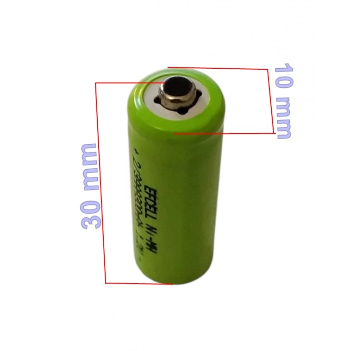 EFCELL 10300 1.2v Başlı Şarjlı Pil L2/3AAA 300mAh Ni-MH (Nikel-Metal hidrit pil)