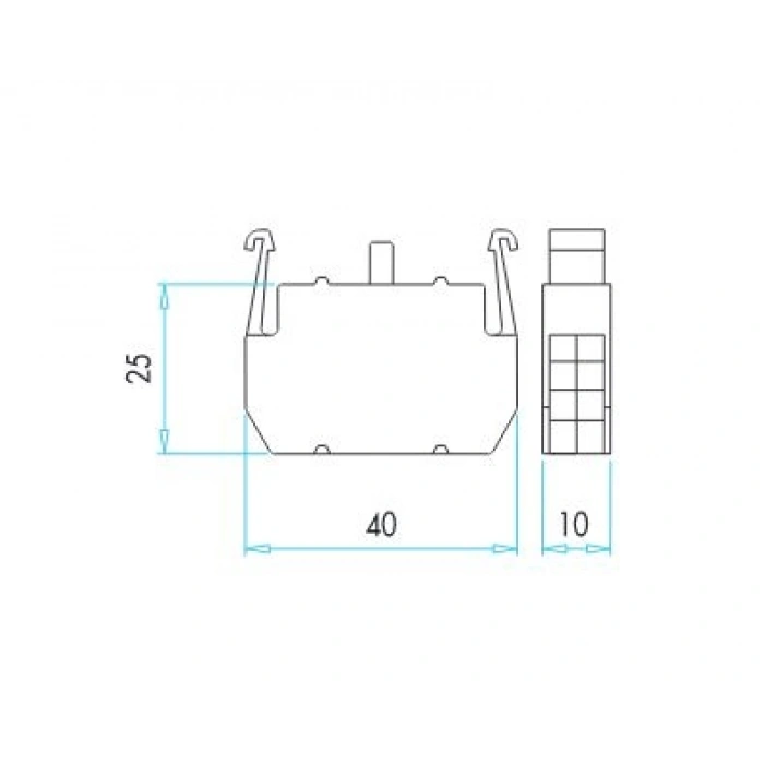 EMAS B2 Kontak Blok Stop Yedek Kontak
