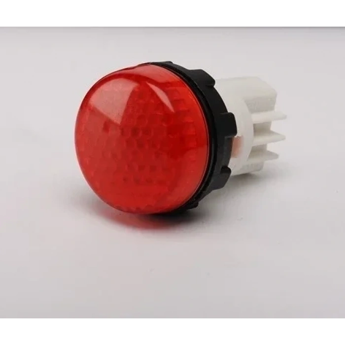EMAS SİNYAL LAMBASI KIRMIZI 22MM 220V  KORUMALI
