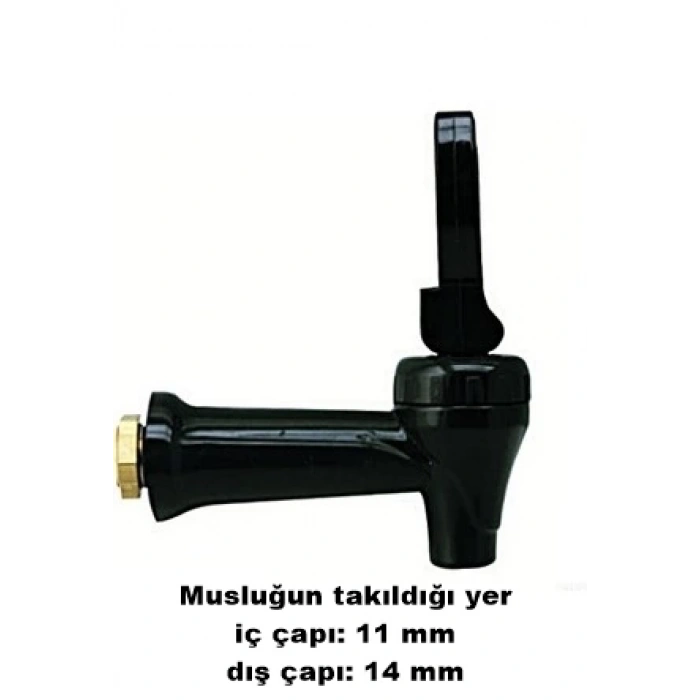 ENDER Büyük Plastik Semaver Musluğu Erkek (Göstergesiz Dıştan Dişli)