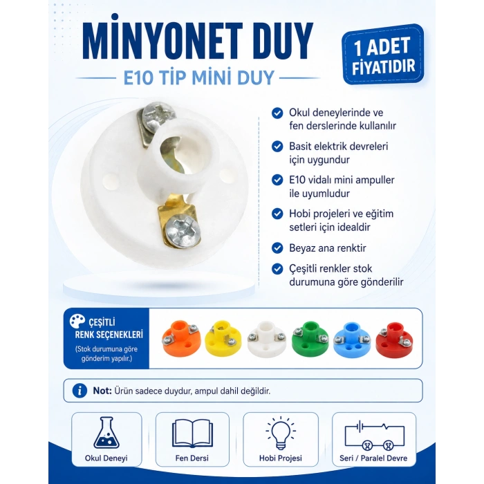 ENDER E-10 Minyonet Mini Deney Duy