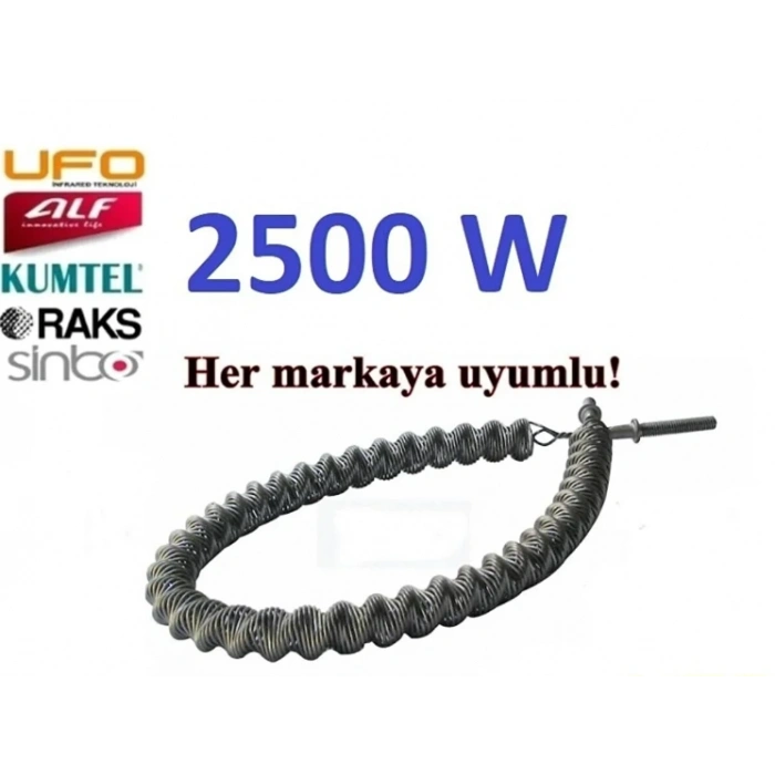 ENDER İnfrared Soba Rezistansı Teli Spirali Norm 2500W (Kaliteli)