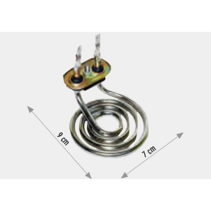 ENDER İran Semaver Rezistansı Flanşlı 1000w 220 V 6.5 Q Cr-Ni