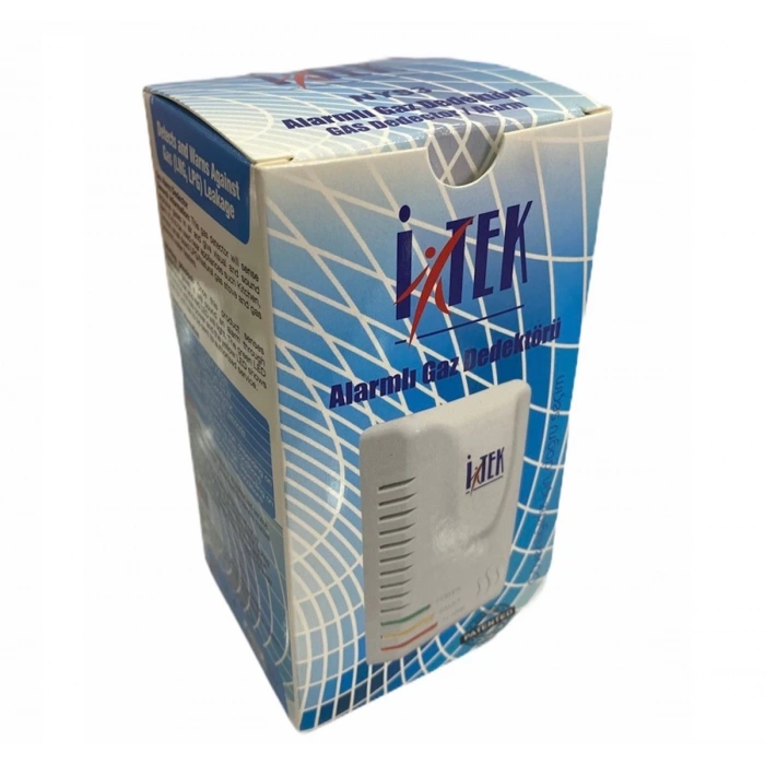 ENDER İtek Doğal Gaz Kaçak Algılama Alarm Cihazı (Doğalgaz Dedektörü) Emniyet Valf Kontaklı