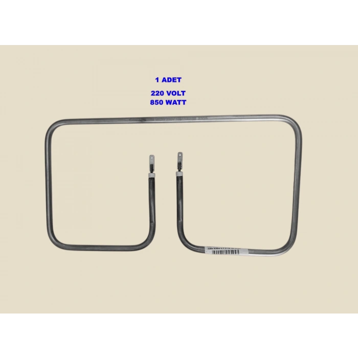 ENDER Lider Tost Rezistansı 220v 850w 6.5 ? CR-Nİ Krom (220 Volt 850 Watt)
