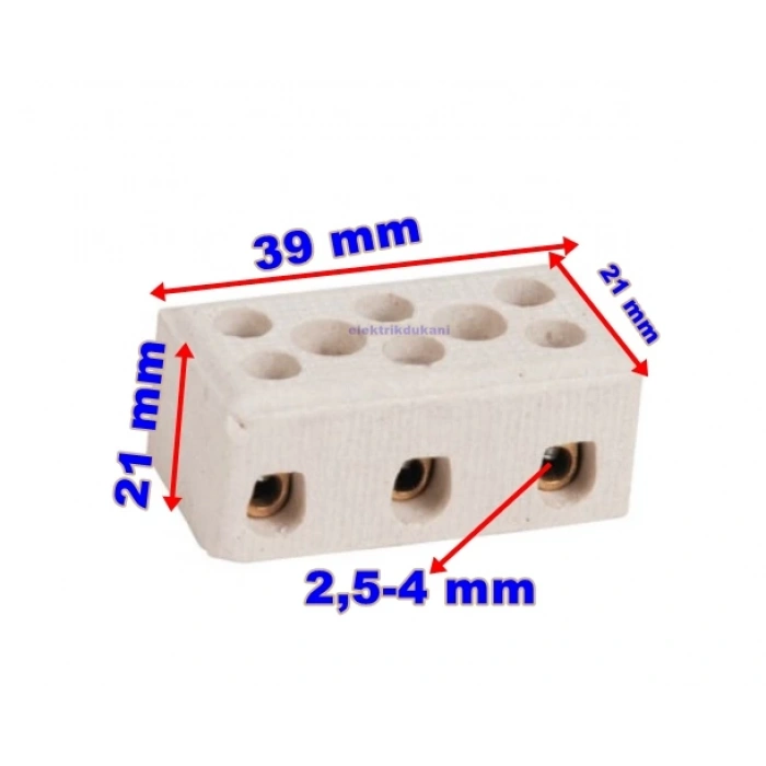 ENDER Porselen Klemens No:1 3Lü  2,5-4mm