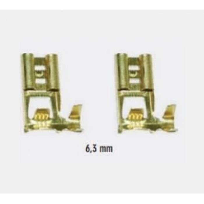 ENDER Sarı Geçmeli Dişi Bayrak Jak Terminal Büyük 6.3mm