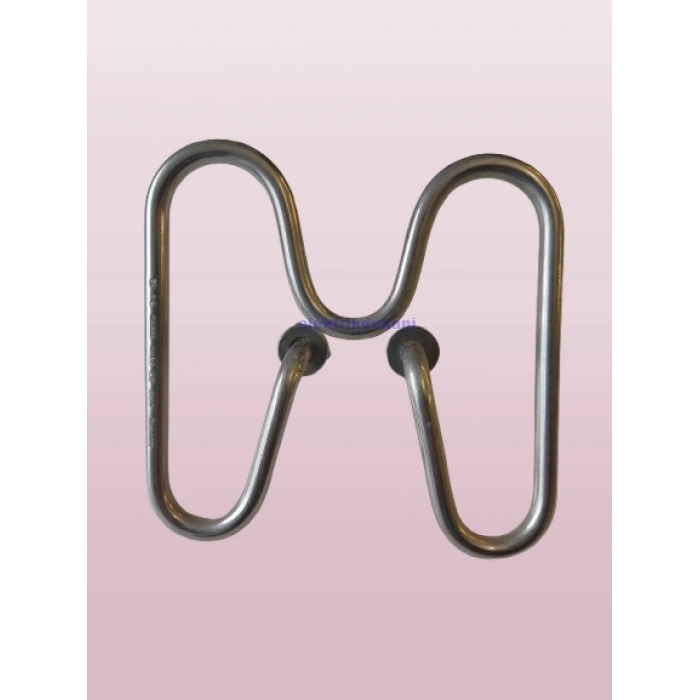 ENDER 1250w Semaver Çaymatik Çay Kazanı Rezistansı Kıvrık Kare Tip 220v ? 8.5 Cr-Ni Krom (1250 Watt 220 Volt)