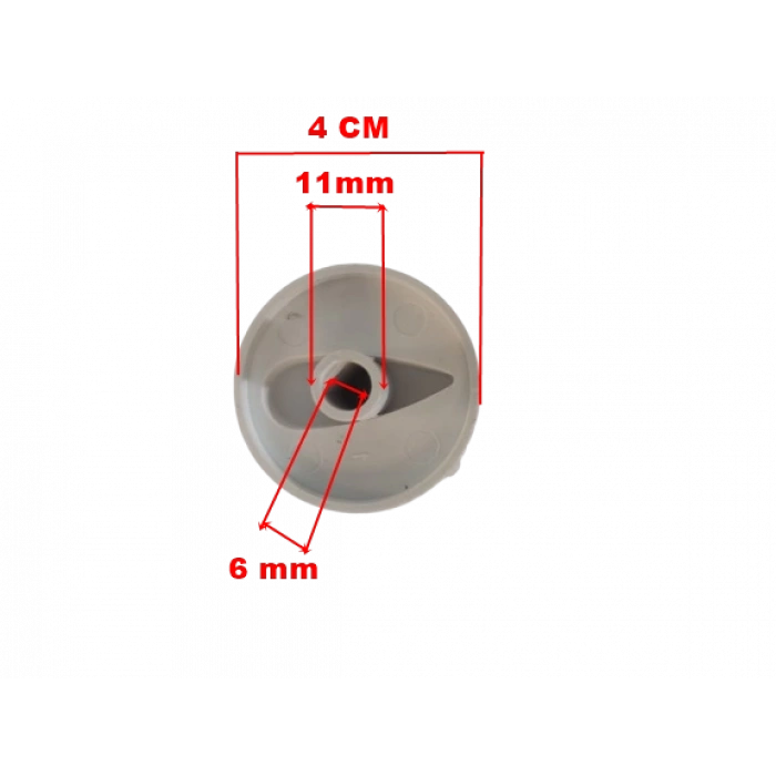 ENDER Şofben Anahtar Düğmesi 4 Cm (Elektrikli Şofben Kademe Ayar Düğmesi)