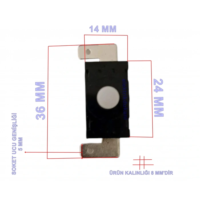 ENDER SÜPÜRGE ANAHTARI YUVARLAK YANDAN GİRİŞLİ