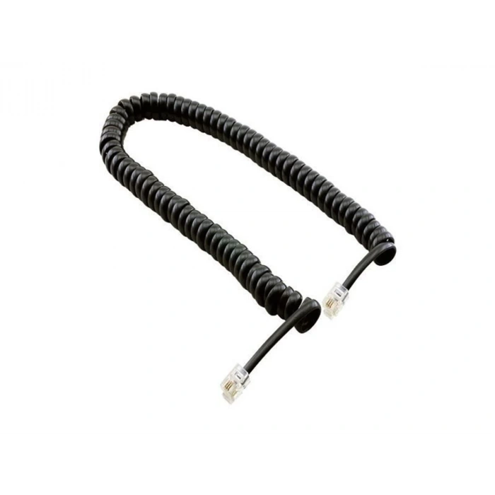 ENDER Telefon Ahize Spirali Kordonu Siyah / Beyaz