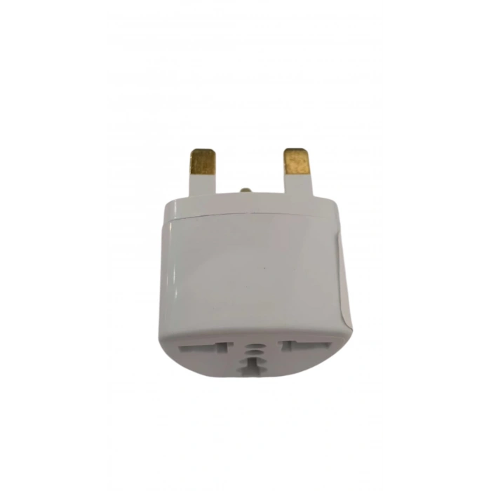 ENDER Türk Fişini - İngiliz Fişine Çevirecek Erkek Adaptör (İngiliz Prizini Türk Prizine Çevirme Aparatı Universal Fiş)