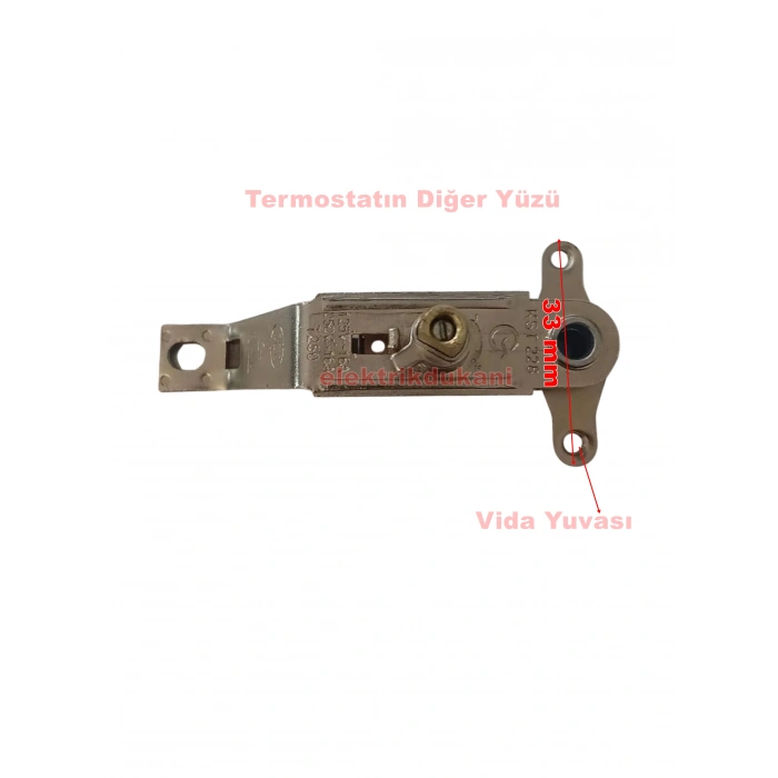 ENDER Ütü Termostatı Kısa Mil (Mil Boyu: 11mm)