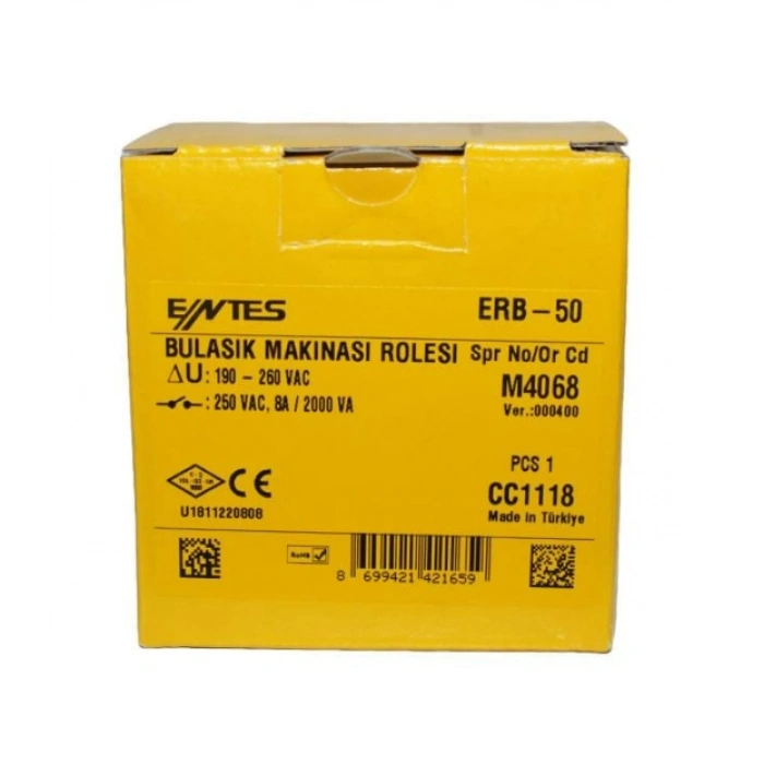 ENTES ERB-50 5 Fonksiyonlu Bulaşık Makinesi Rölesi 220 VAC