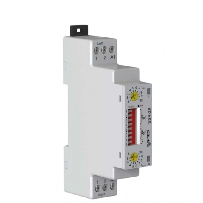 ENTES SSR-2x Sağ/Sol - (İleri/Geri) Çift Zaman Ayarlı Zaman Rölesi