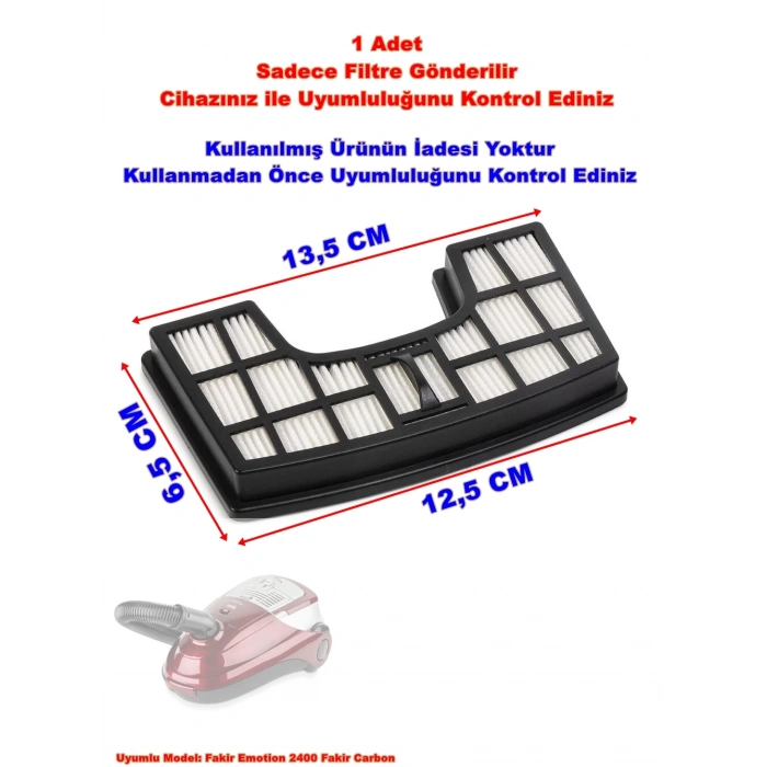 FAKİR EMOTION 2400/CARBON HEPA FİLTRE
