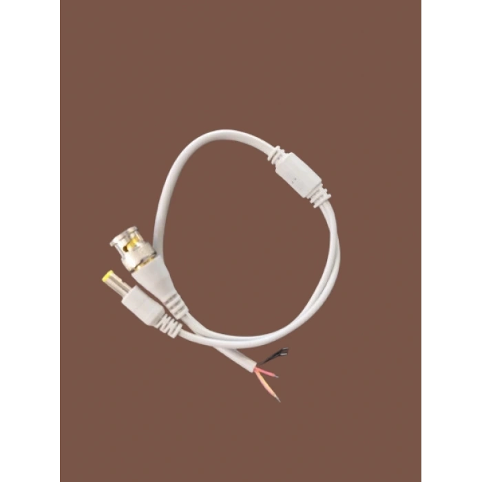 FULLY BNC Fişli Kablo Power Jaklı BNC+DC Power Kablo