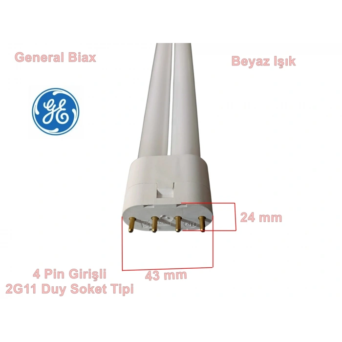 GENERAL Biax L PLL-4P 840 Floresan Spot Ampul 840K