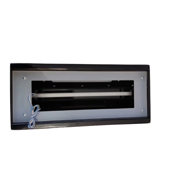 Görüntülü Zil Paneli Çevirme Aparatı SİYAH 330mm x 125mm (Kameralı Tuşlu Panellere Uyumlu)