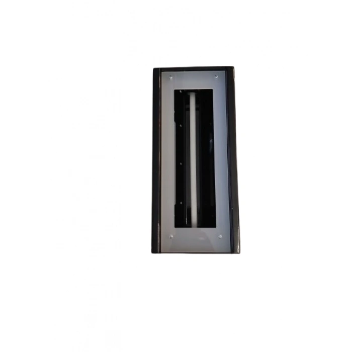 Görüntülü Zil Paneli Çevirme Aparatı SİYAH 330mm x 125mm (Kameralı Tuşlu Panellere Uyumlu)