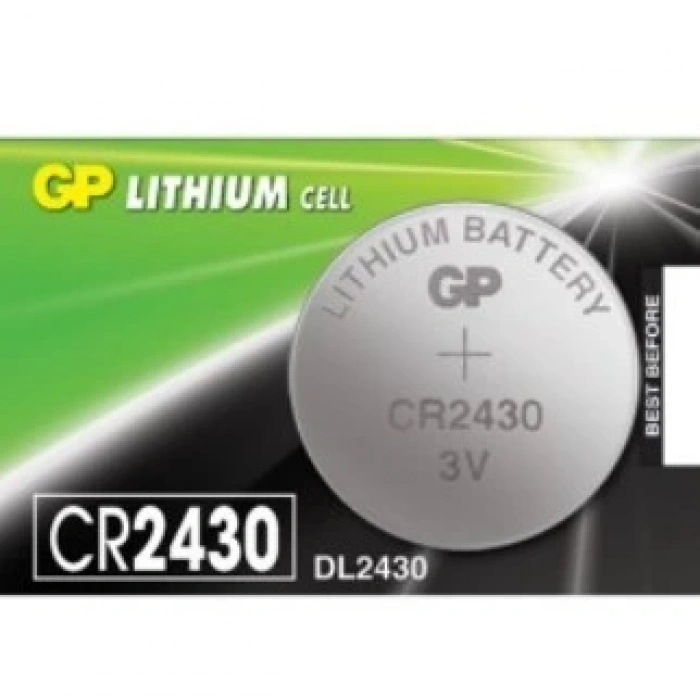 GP CR-2430 3V Araç Kumanda Pili (Para Pil)  1 Adet