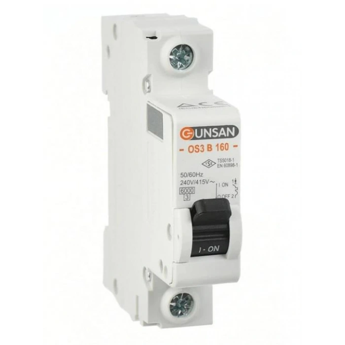 GÜNSAN 1X25A 6kA B TİP 1P OTOMAT VALTA