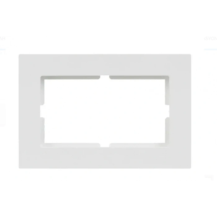 GÜNSAN Eqona Beyaz Sıva Altı İkili Çerçeve