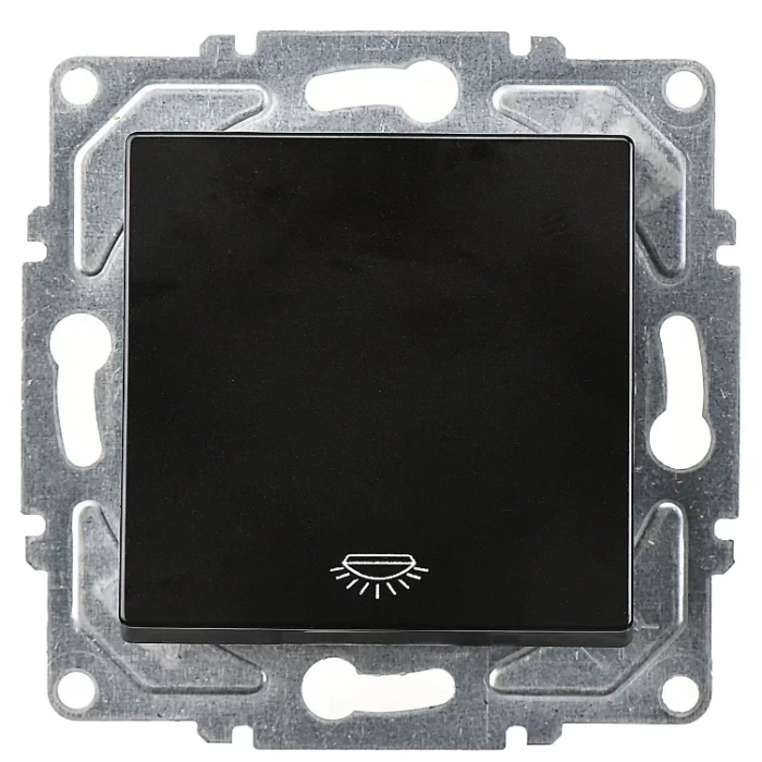 GÜNSAN EQONA SİYAH LİGHT DÜĞME MEKANİZMA