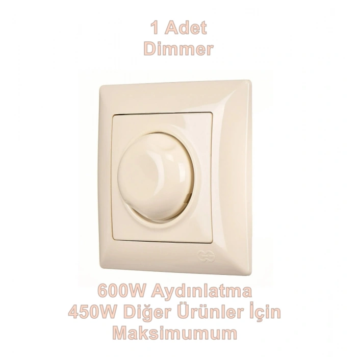 GÜNSAN VİSAGE KREM ROTATİF DİMMER 600W