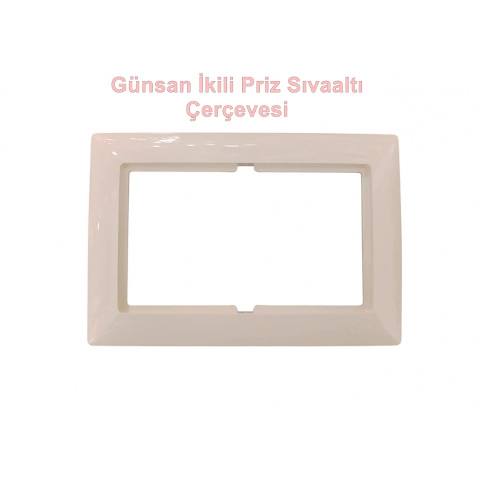 GÜNSAN VİSAGE KREM SIVA ALTI İKİLİ ÇERÇEVE