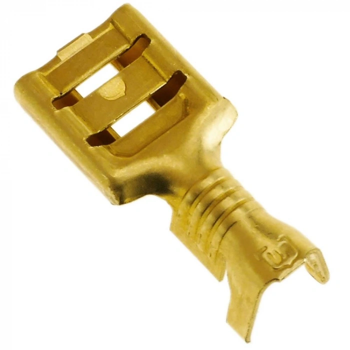 GWEST 6.3mm Sarı Orta Geçmeli Dişi Jak Terminal Faston