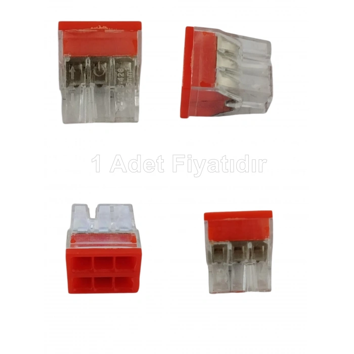 GWEST 6lı Geçmeli Buat Klemensi 0.50-2.5mm Arası (6 lı Altılı Buat Klemensi)