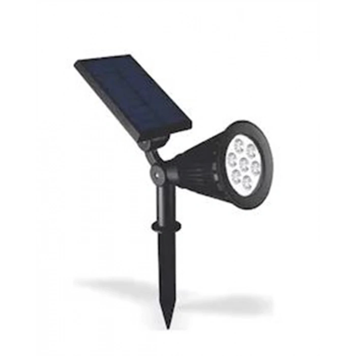 HELİOS 7W SOLAR BAHÇE ARMATÜRÜ VE KAZIKLI BEYAZ