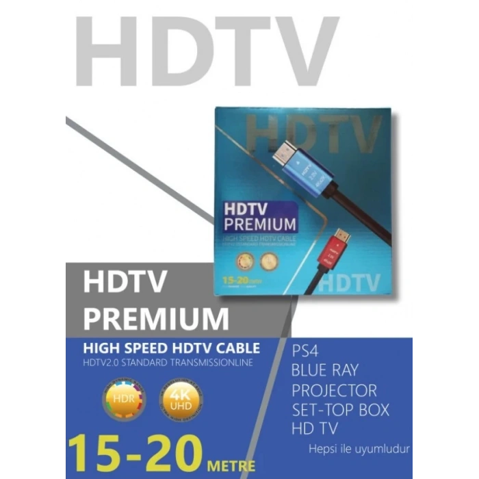 HDMI Kablo 15Mt 4K 2.0V ULTRA HD
