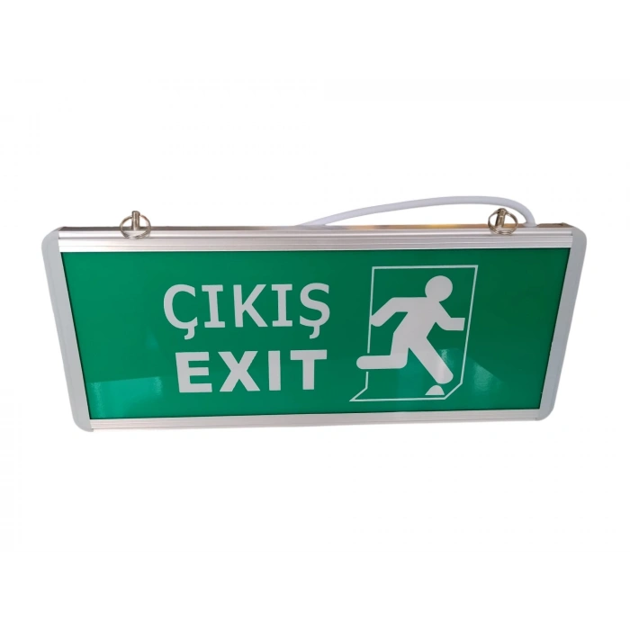 HLİTE Exıt Çıkış Şarjlı Yönlendirme Armatürü Levhası 3w 220v IP20