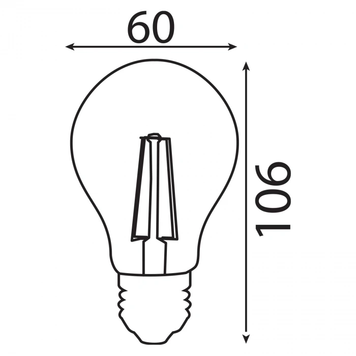 HOROZ 10W RUSTİK LED AMPUL E-27 6400K BEYAZ