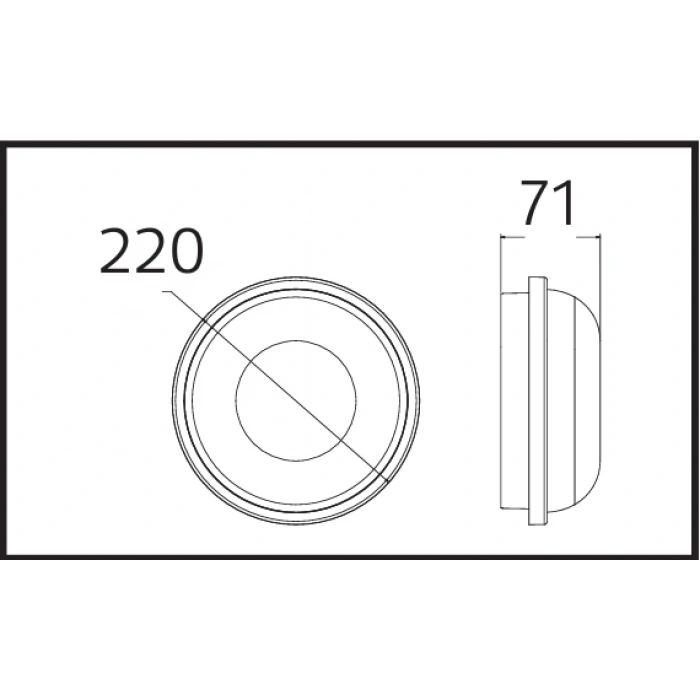 HOROZ Artos BEYAZ 20w Yuvarlak Glop Led Armatür 6500k IP65 Beyaz Işık