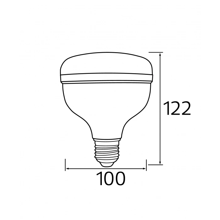 HOROZ CRYSTAL-50 50W LED Torch Ampul Beyaz Işık Yüksek Lümen 5000lm  6400K