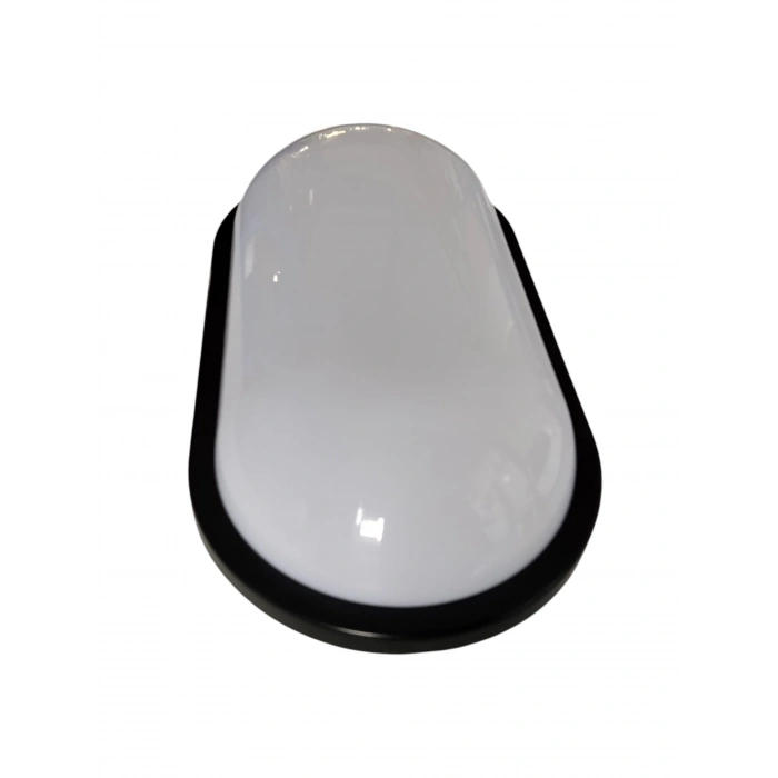 HOROZ Aydos 20w SİYAH Oval Glop Led Armatür 6400k IP65