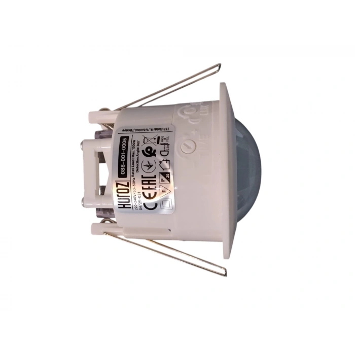 HOROZ Corsa 360 Derece Görüş Açılı Sıva Altı Hareket Sensörü 1200w 220 Volt IP20