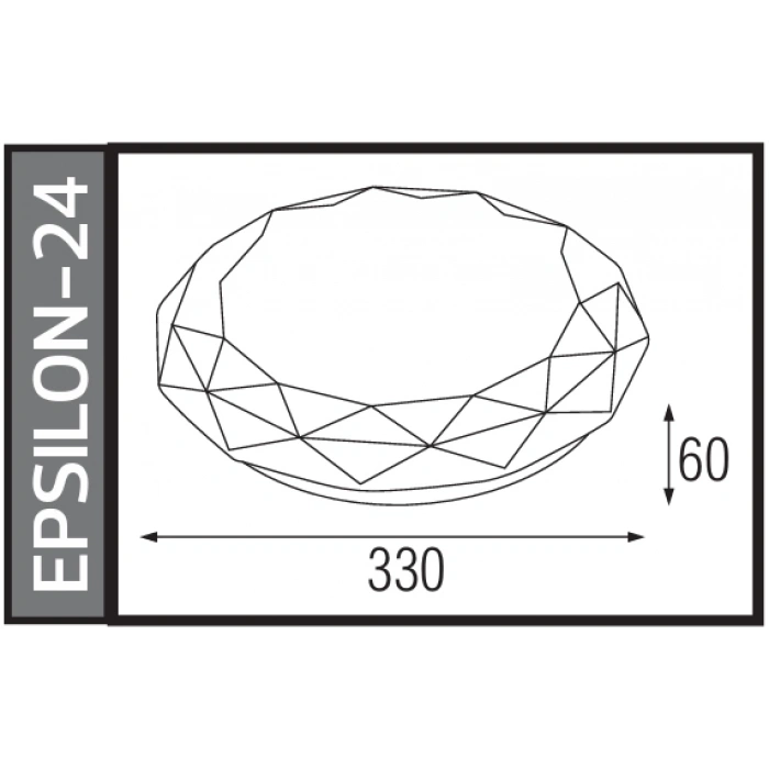 HOROZ Epsılon 24w Led Glop Beyaz Kasa 6400K Beyaz Işık IP20