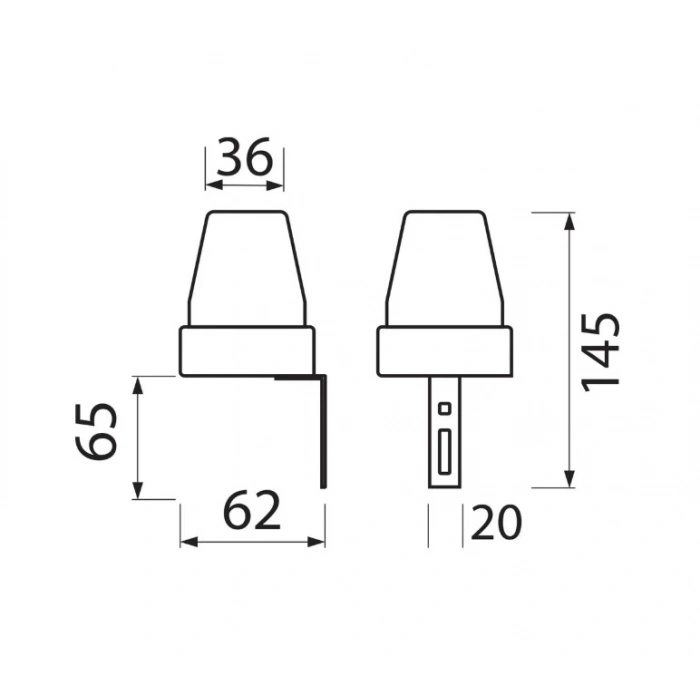 HOROZ Flex Fotosel Role 10A Gece Gündüz Algılama Rölesi IP44 220v 1200W