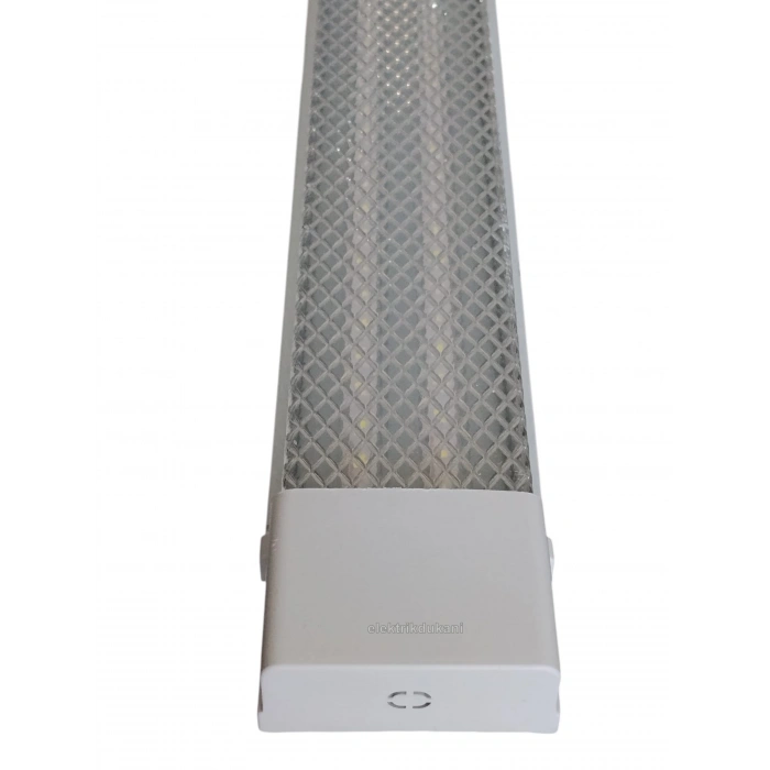 HOROZ Gama-60 BEYAZ 120cm 60W Prizma Led Bant Armatür 7000k Beyaz Işık IP20