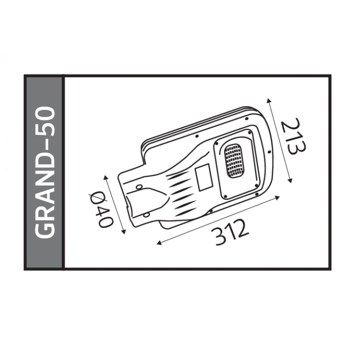 HOROZ Grand 50W Solar Ledli Sokak Lambası 6400K BEYAZ