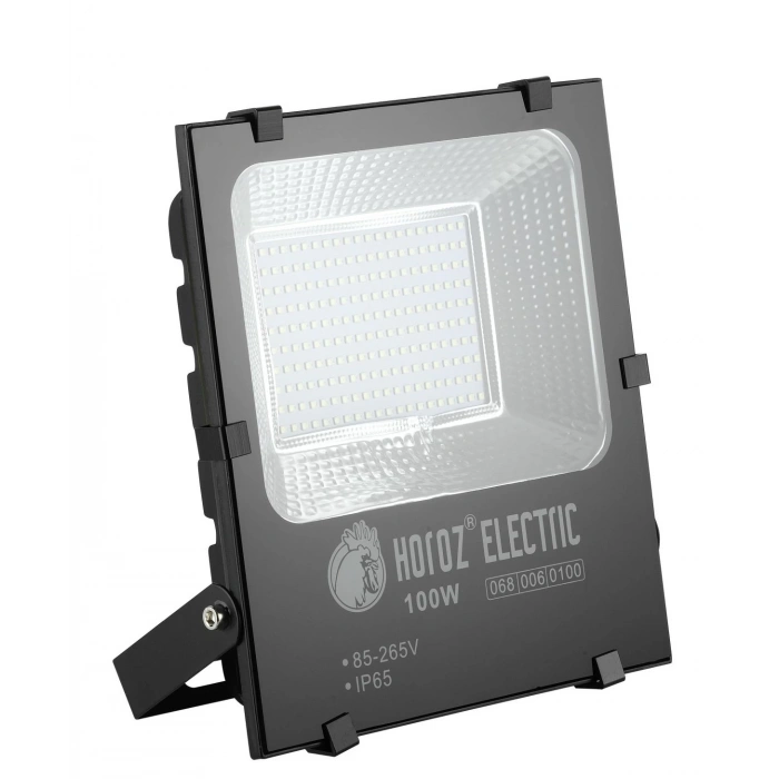 HOROZ LEOPAR-100 100w Led Projektör Siyah 6400K IP65