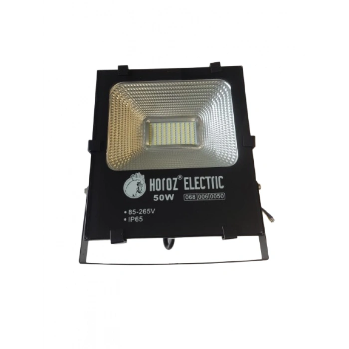 HOROZ LEOPAR-50 50w Led Projektör Siyah 6400K IP65