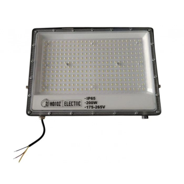 HOROZ Margay-200 200w BEYAZ Led Projektör SMD 6400k IP65 20.000lm (200 Watt 220 Volt)
