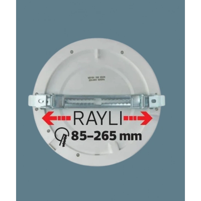 HOROZ Martha 18w Yuvarlak Hareket Sensörlü Fotoselli Led Spot BEYAZ 6400K Beyaz Sıva Üstü ve Sıva Altı  Kullanım