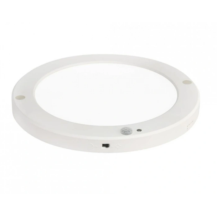 HOROZ Martha 18w Yuvarlak Hareket Sensörlü Fotoselli Led Spot BEYAZ 6400K Beyaz Sıva Üstü ve Sıva Altı  Kullanım