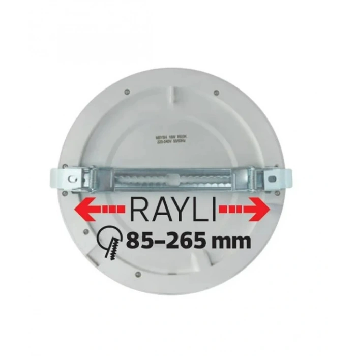 HOROZ Martha 18w Yuvarlak Hareket Sensörlü Fotoselli Led Spot SİYAH 6400K Beyaz Sıva Üstü ve Sıva Altı  Kullanım